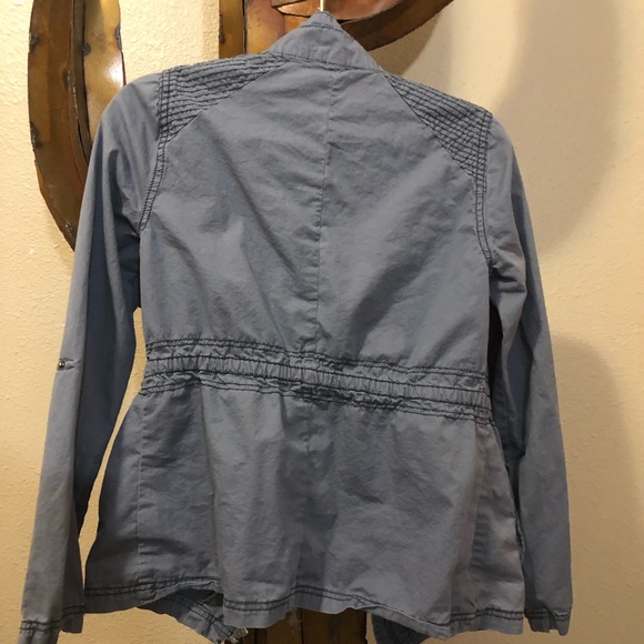 Grey/Blue Cargo Jacket - Picture 2 of 2